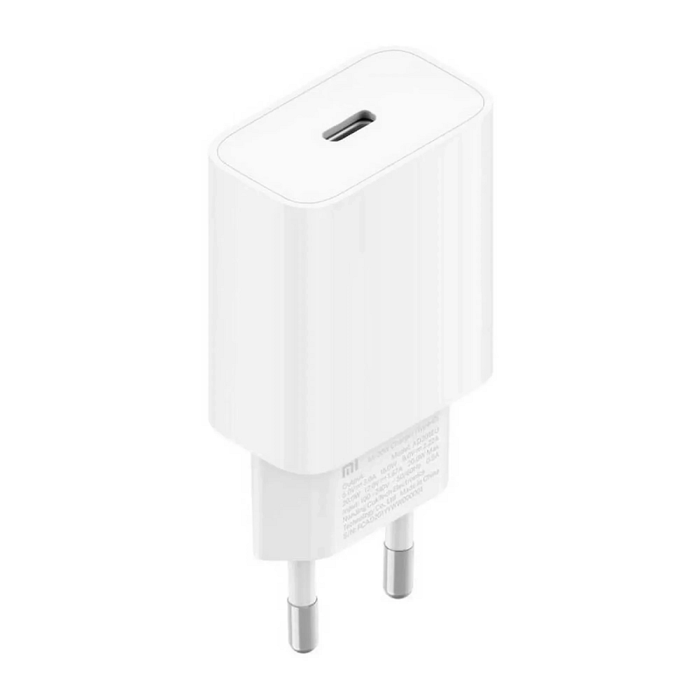 Мережевий зарядний пристрій Xiaomi Mi 20W Type-C EU