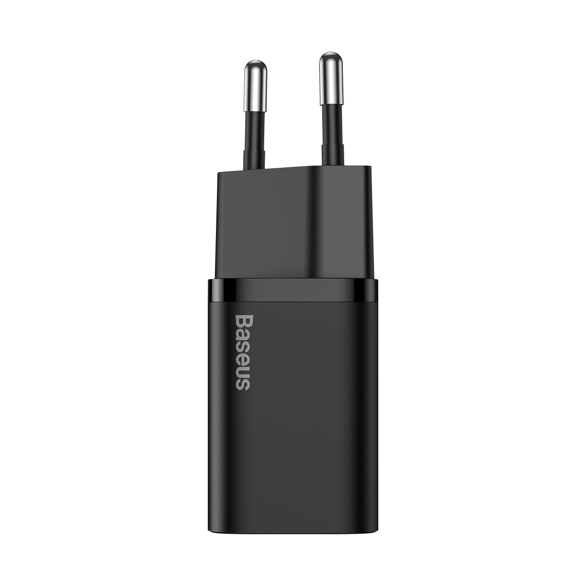 Мережевий зарядний пристрій з кабелем Baseus Super Si Quick Charger 1C 25W EU Sets Black(With Mini White Cable C to C 3A 1m Black) — фото 6