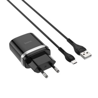 Сеть зарядное устройство Hoco C12Q Smart QC3.0 для Micro USB