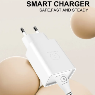 Мережевий зарядний пристрій з кабелем WUW-T82 Single USB home charger set iP — фото 4