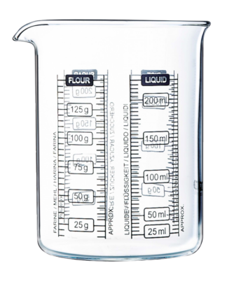 Мірна склянка PYREX Kitchen Lab 250 мл