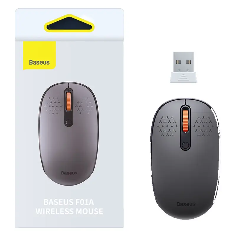 Миша бездротова Baseus F01A Frosted Gray — фото 8