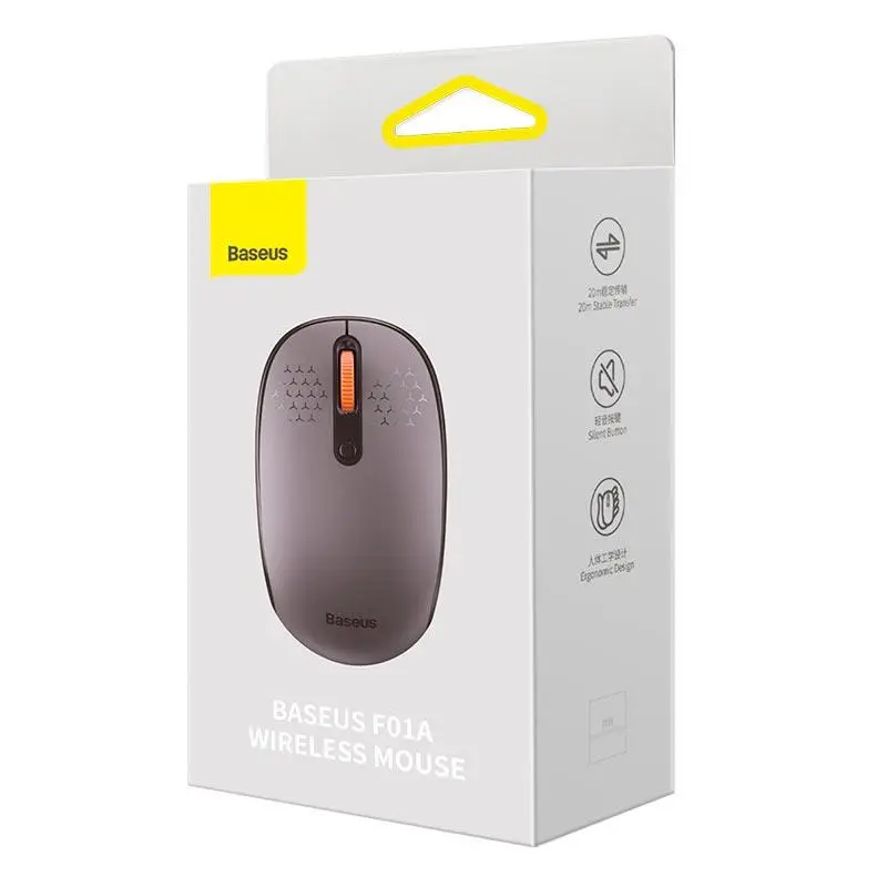 Миша бездротова Baseus F01A Frosted Gray — фото 9