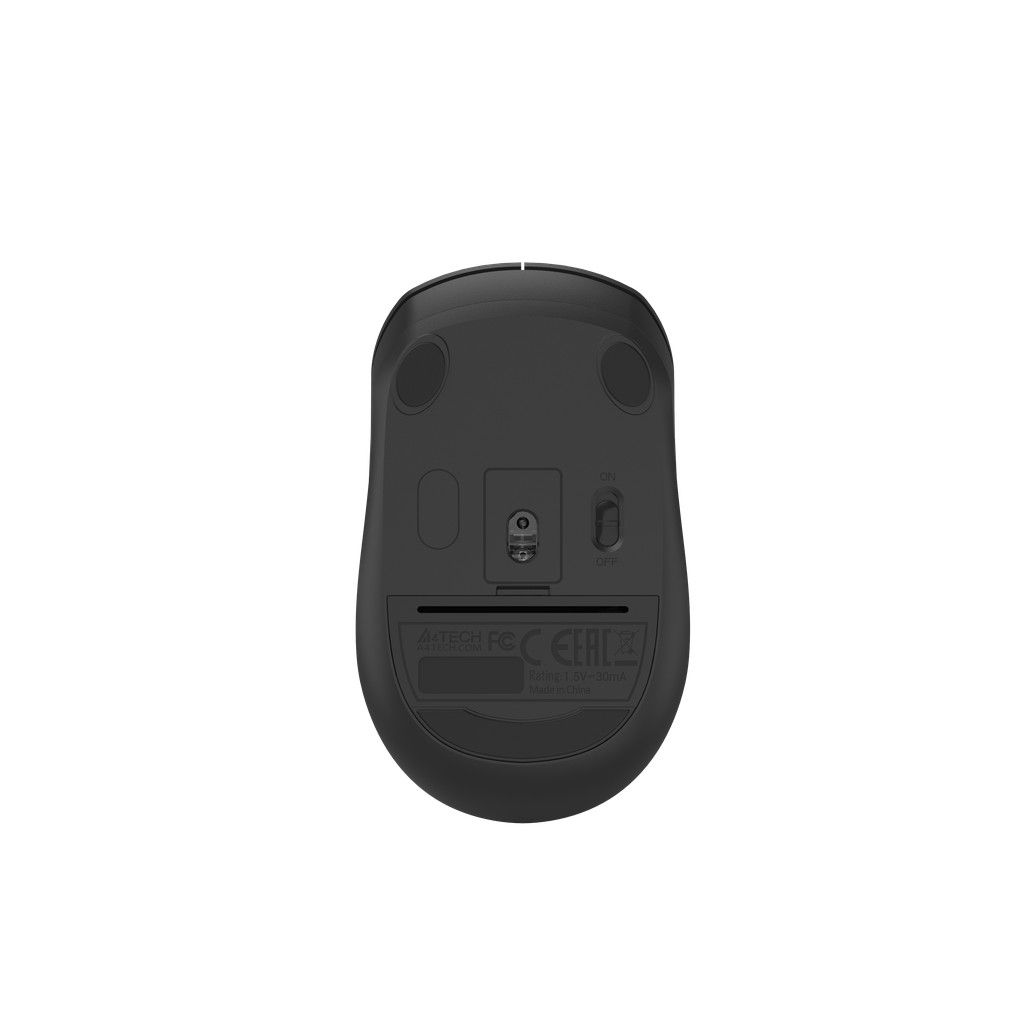 Миша бездротова безшумна Fstyler, 2.4 ГГц, 1200 dpi, чорний A4Tech — фото 4