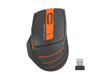 Миша бездротова безшумна Fstyler, USB, 2000 dpi, помаранчевий A4Tech