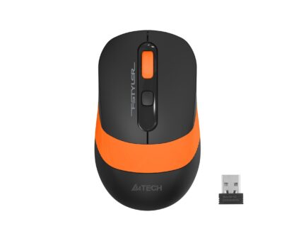 Миша бездротова безшумна Fstyler, USB, 2000 dpi, помаранчевий A4Tech