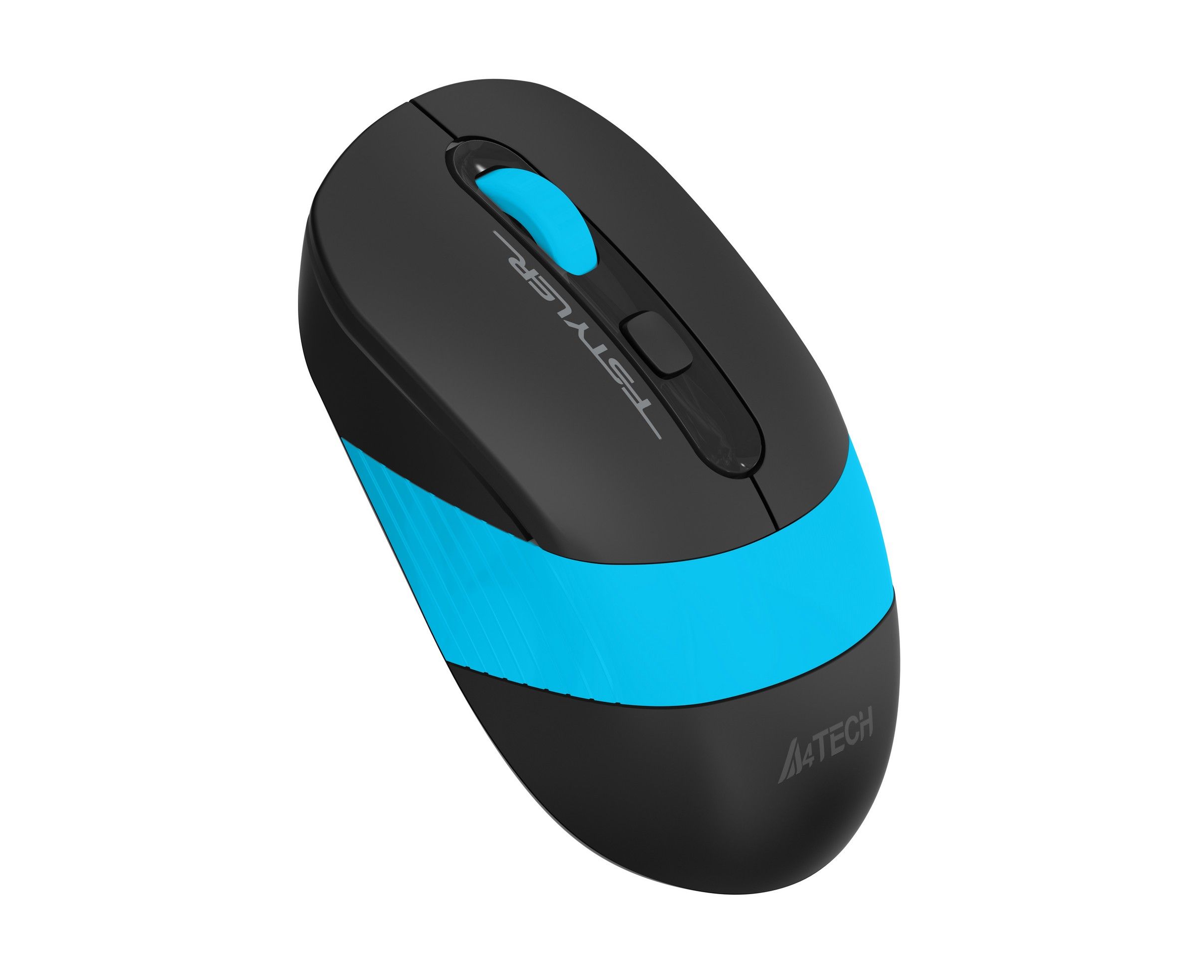 Миша бездротова безшумна Fstyler, USB, 2000 dpi, синій A4Tech FG10S — фото 2