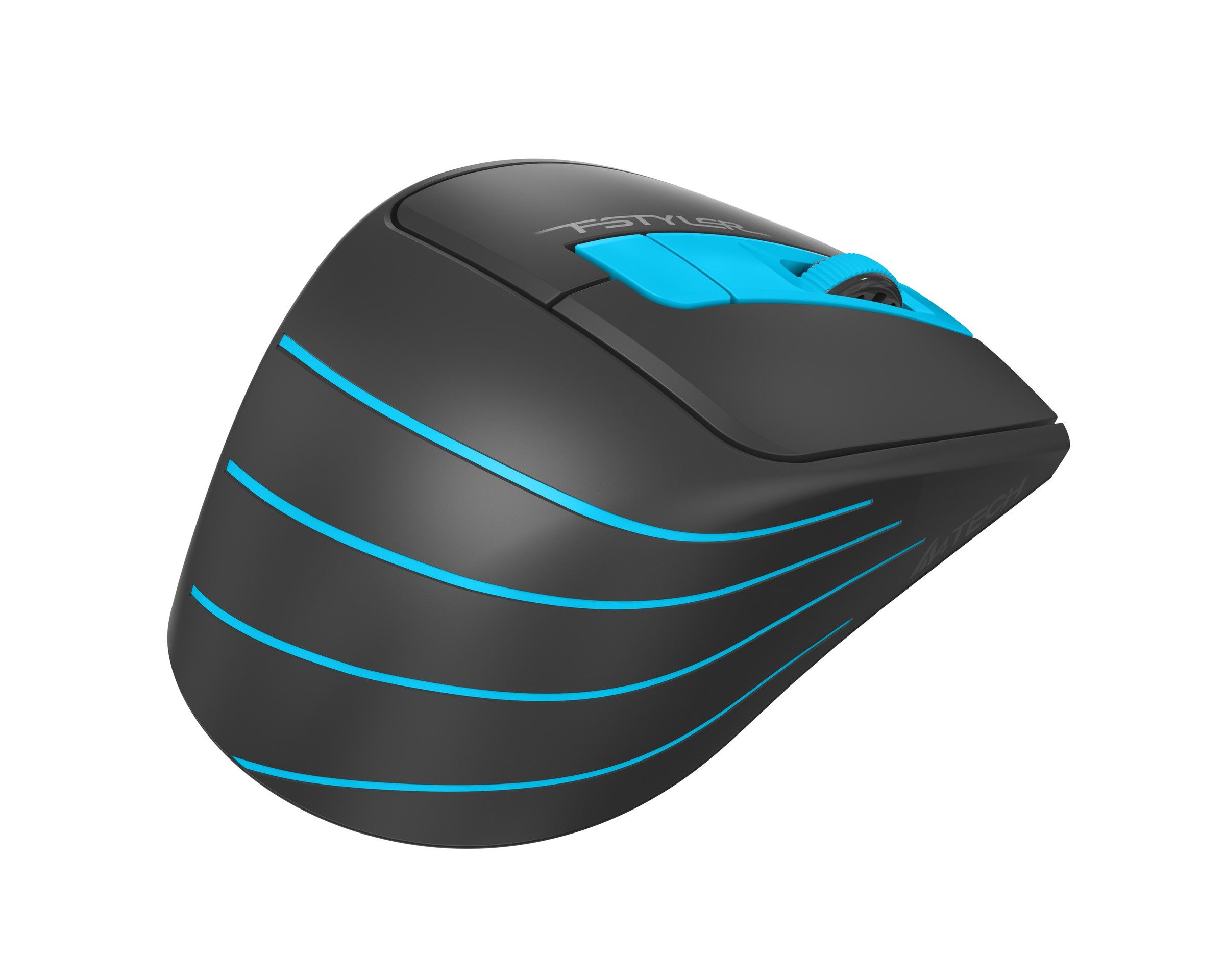 Миша бездротова безшумна Fstyler, USB, 2000 dpi, синій A4Tech FG30S — фото 7