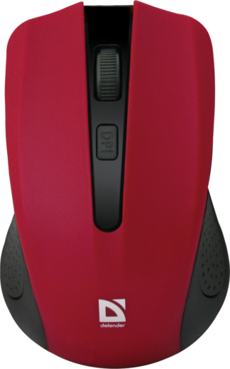 Миша бездротова DEFENDER Accura MM-935 червоного кольору
