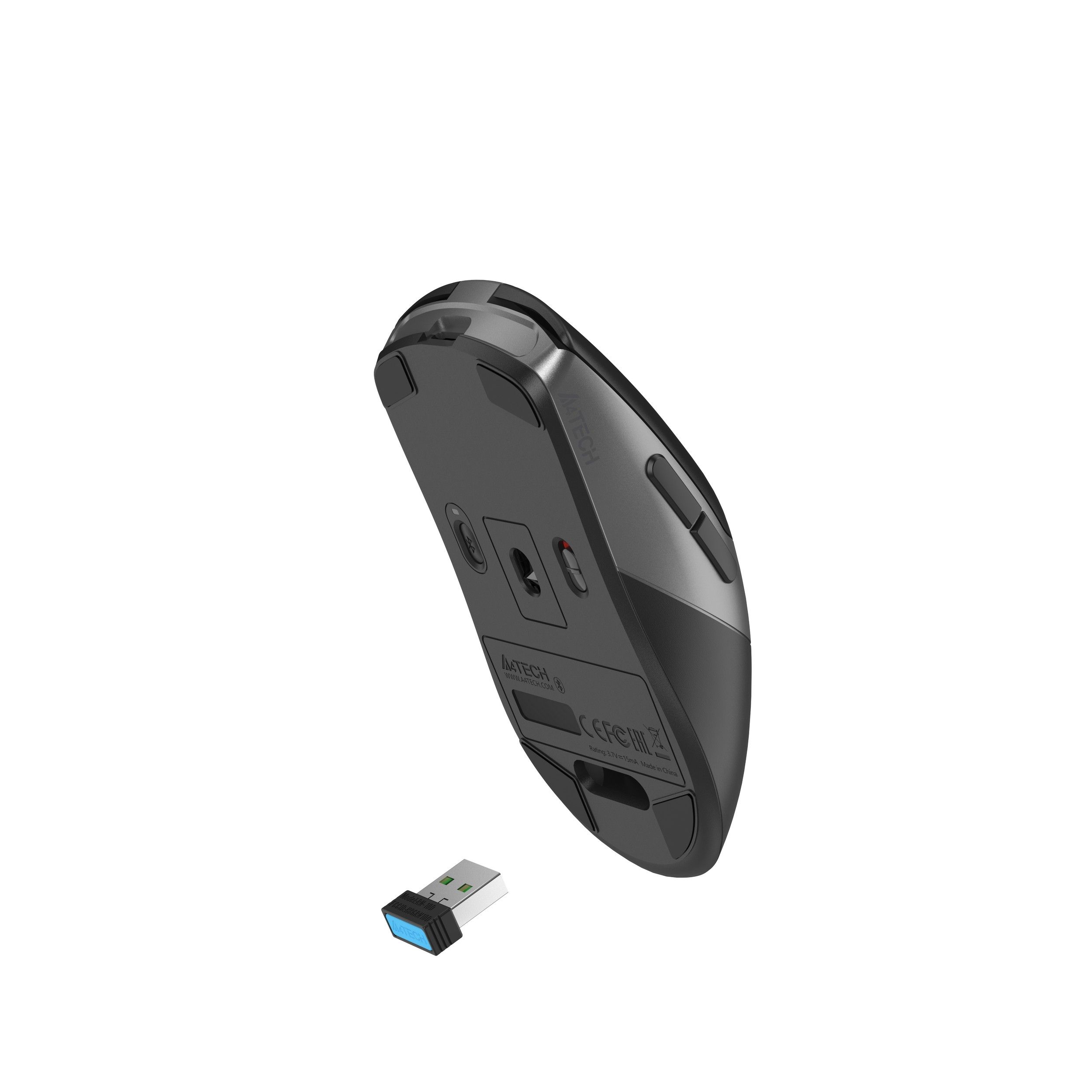 Миша бездротова Fstyler, Bluetooth / 2.4 ГГц, вбудований акумулятор — фото 11