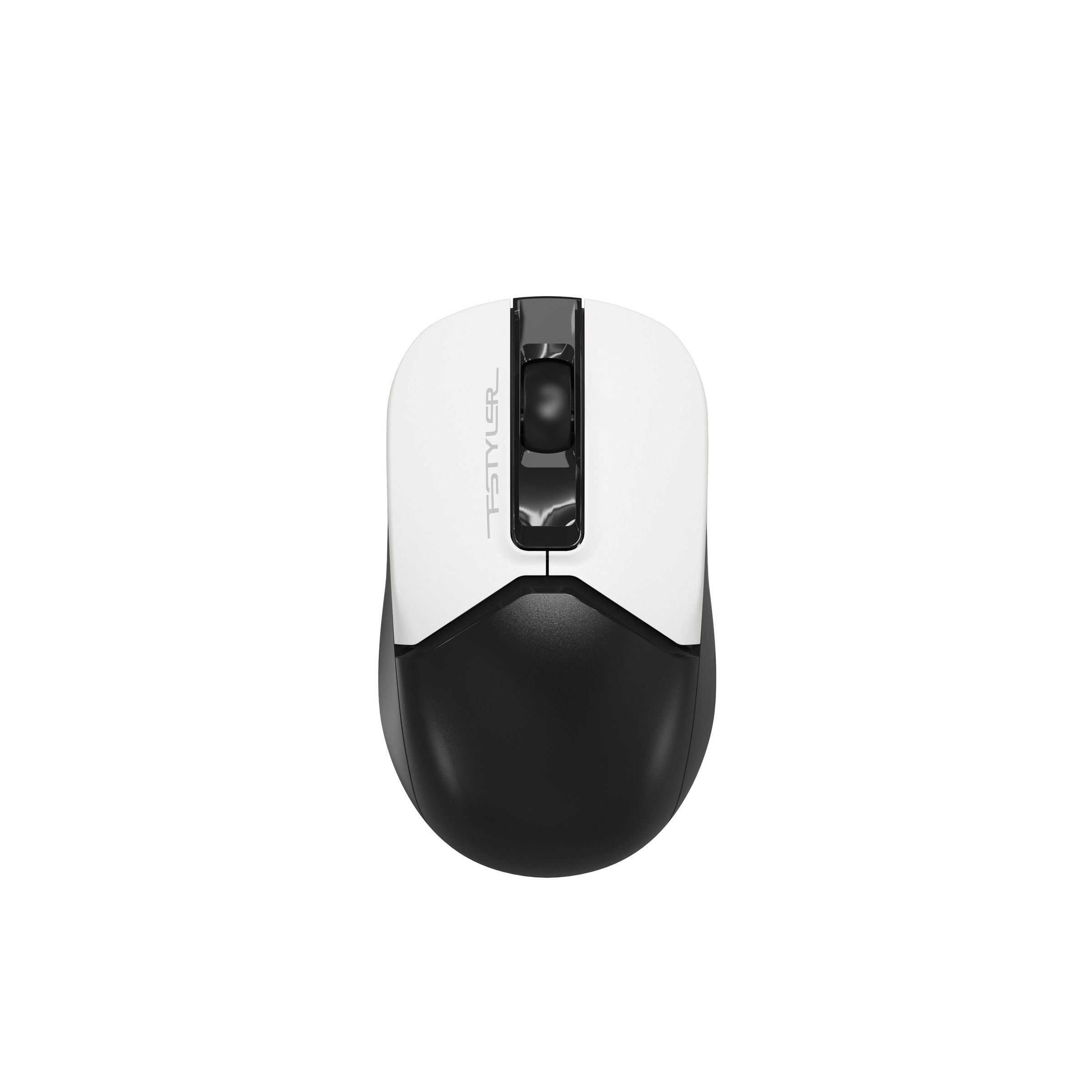 Миша бездротова Fstyler, USB, 1200 dpi, чорний + білий A4Tech FG12