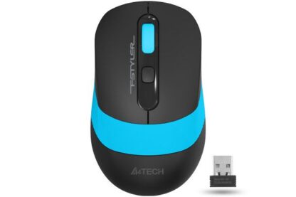 Миша бездротова Fstyler, USB, 2000 dpi, чорний + синій A4Tech FG10