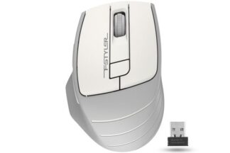 Миша бездротова Fstyler, USB, 2000 dpi, сірий + білий A4Tech FG30