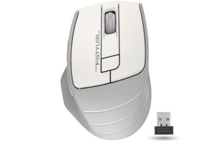 Миша бездротова Fstyler, USB, 2000 dpi, сірий + білий A4Tech FG30