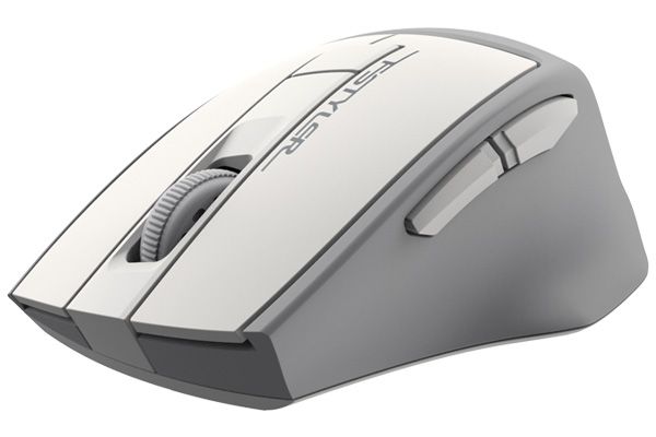 Миша бездротова Fstyler, USB, 2000 dpi, сірий + білий A4Tech FG30 — фото 2