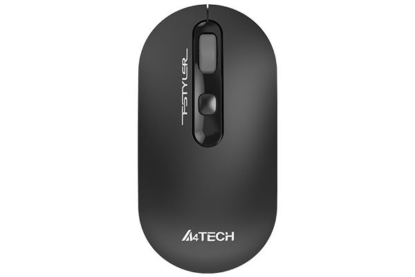 Миша бездротова Fstyler, USB, 2000 dpi, світло-сіра A4Tech FG20 сірий