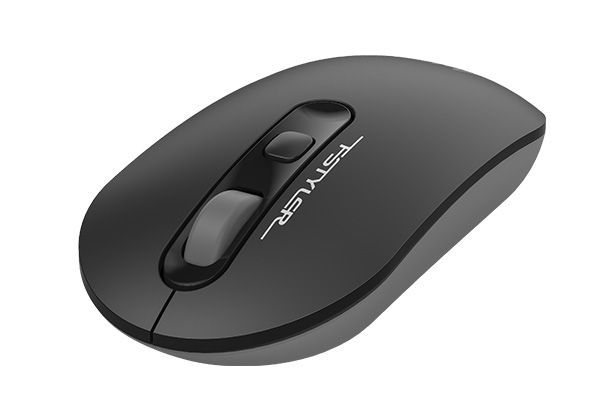 Миша бездротова Fstyler, USB, 2000 dpi, світло-сіра A4Tech FG20 сірий — фото 3