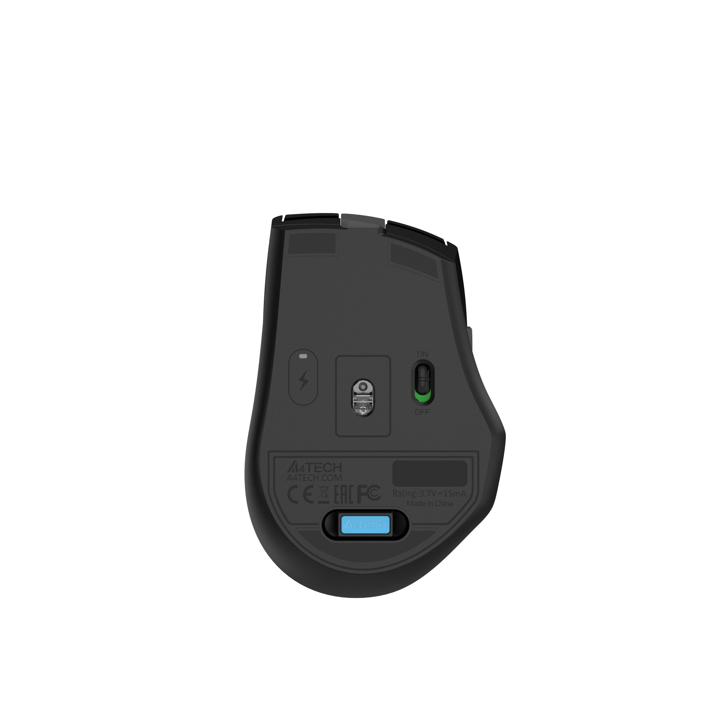 Миша бездротова Fstyler, USB, 3200 dpi A4Tech FG35C Plus сірий — фото 9