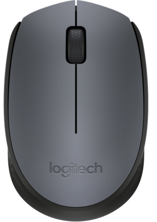 Миша бездротова LOGITECH M170 чорно-сіра