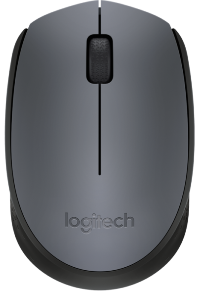Миша бездротова LOGITECH M170 чорно-сіра