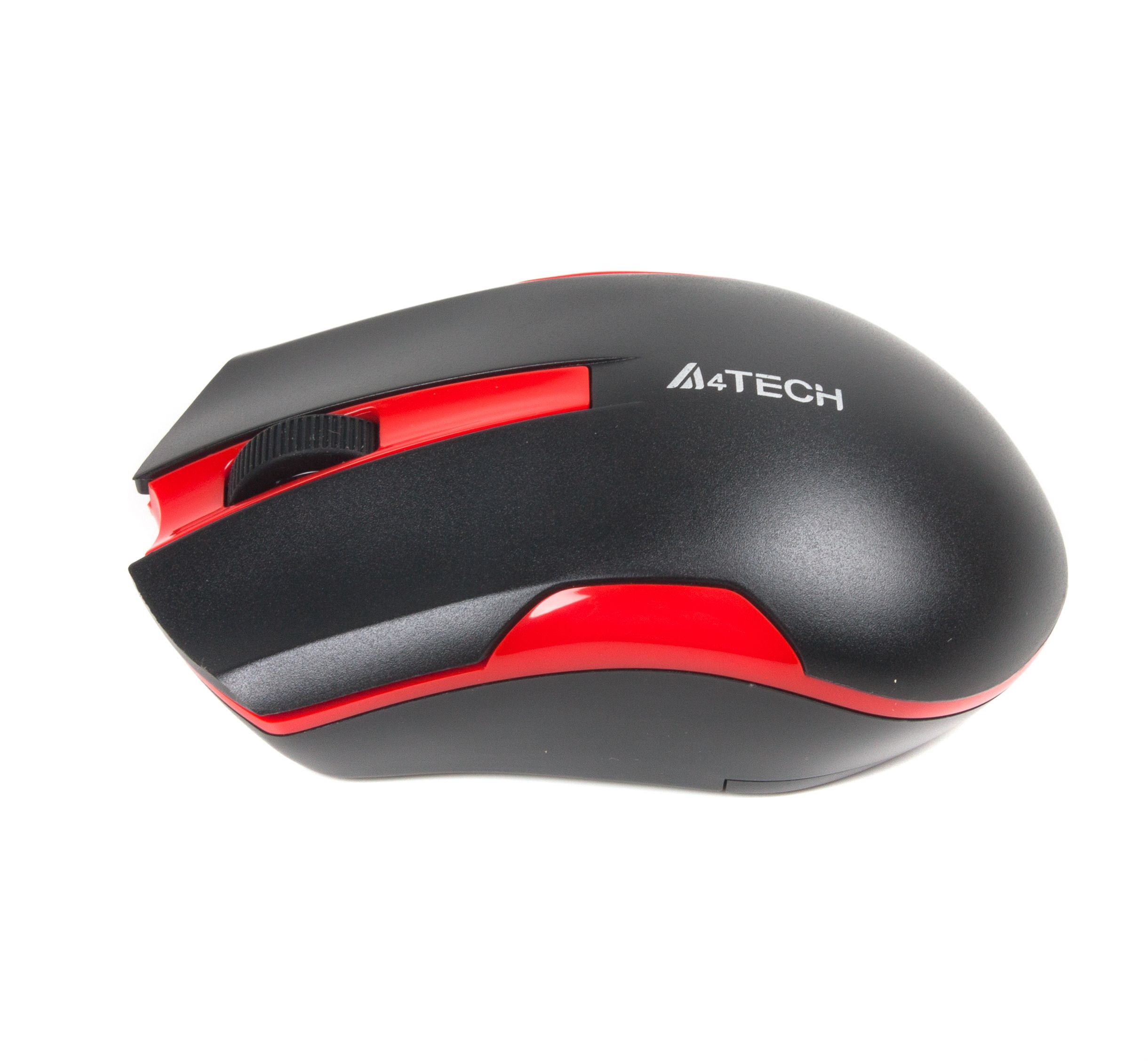 Миша бездротова V-Track USB, 1200 DPI A4Tech G3-200N чорно-червоний — фото 2
