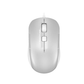 Миша дротова безшумна Fstyler, біле підсвічування, USB, 1600 dpi