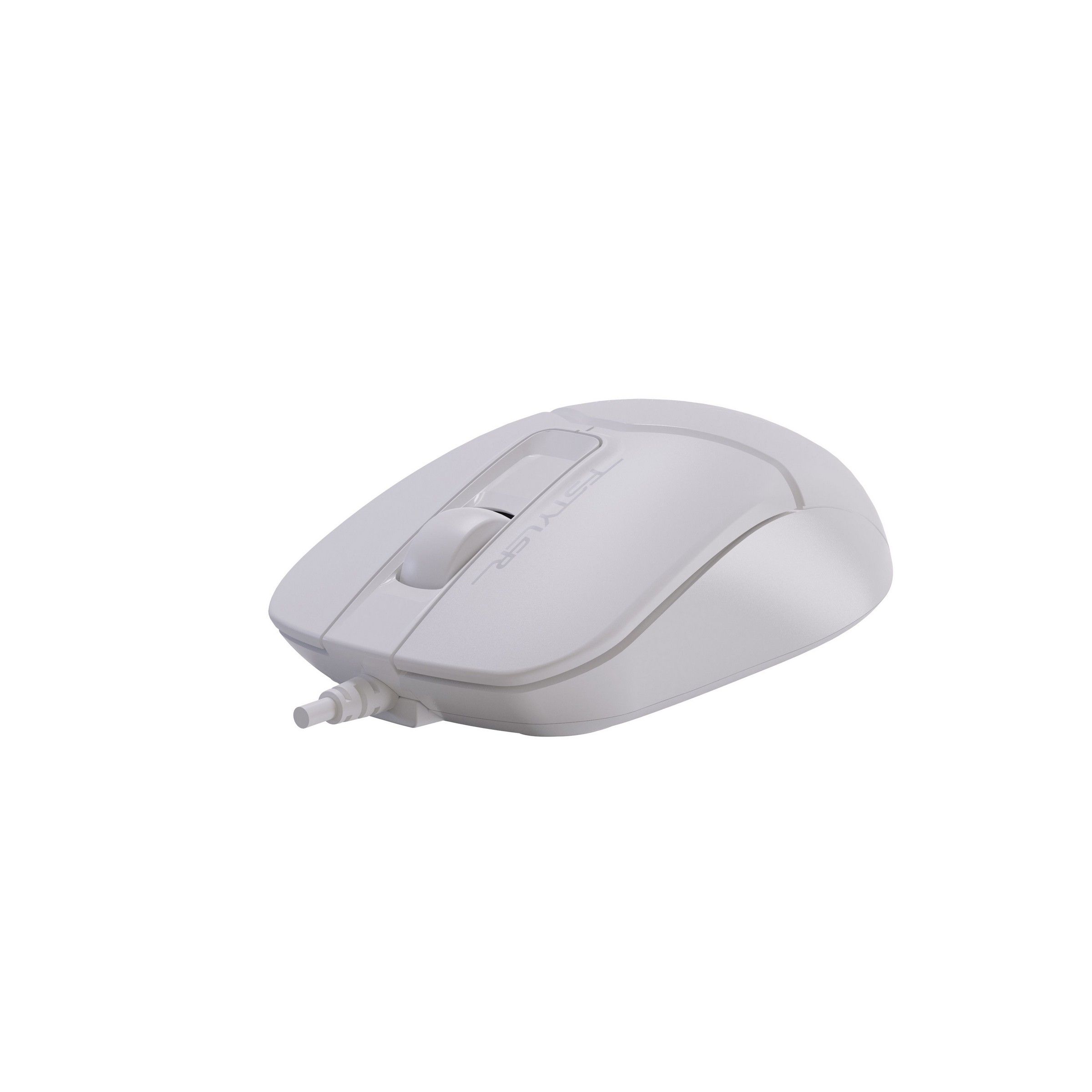 Миша дротова безшумна Fstyler, USB, 1200 dpi A4Tech FM12S білий — фото 3