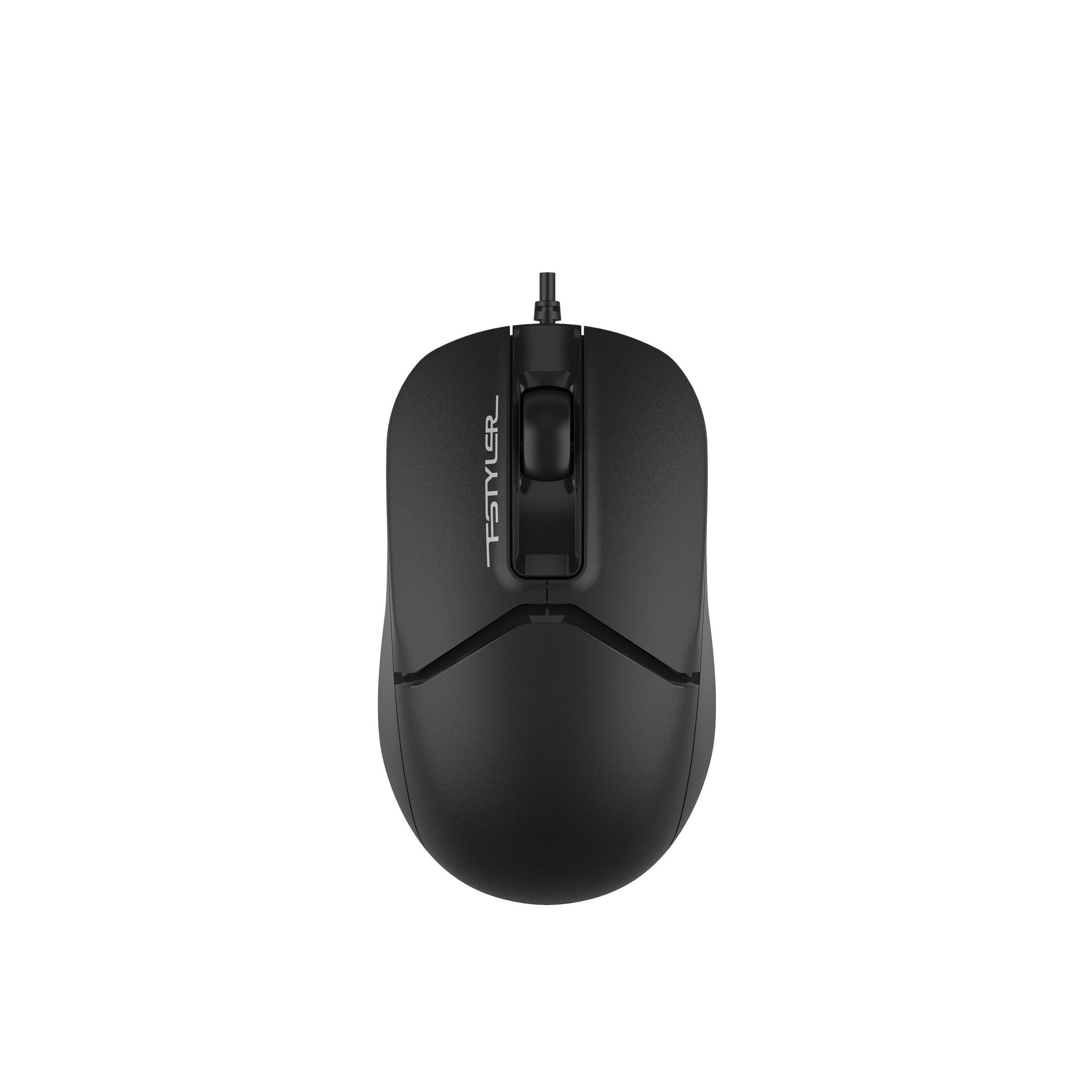Миша дротова безшумна Fstyler, USB, 1200 dpi A4Tech FM12S чорний
