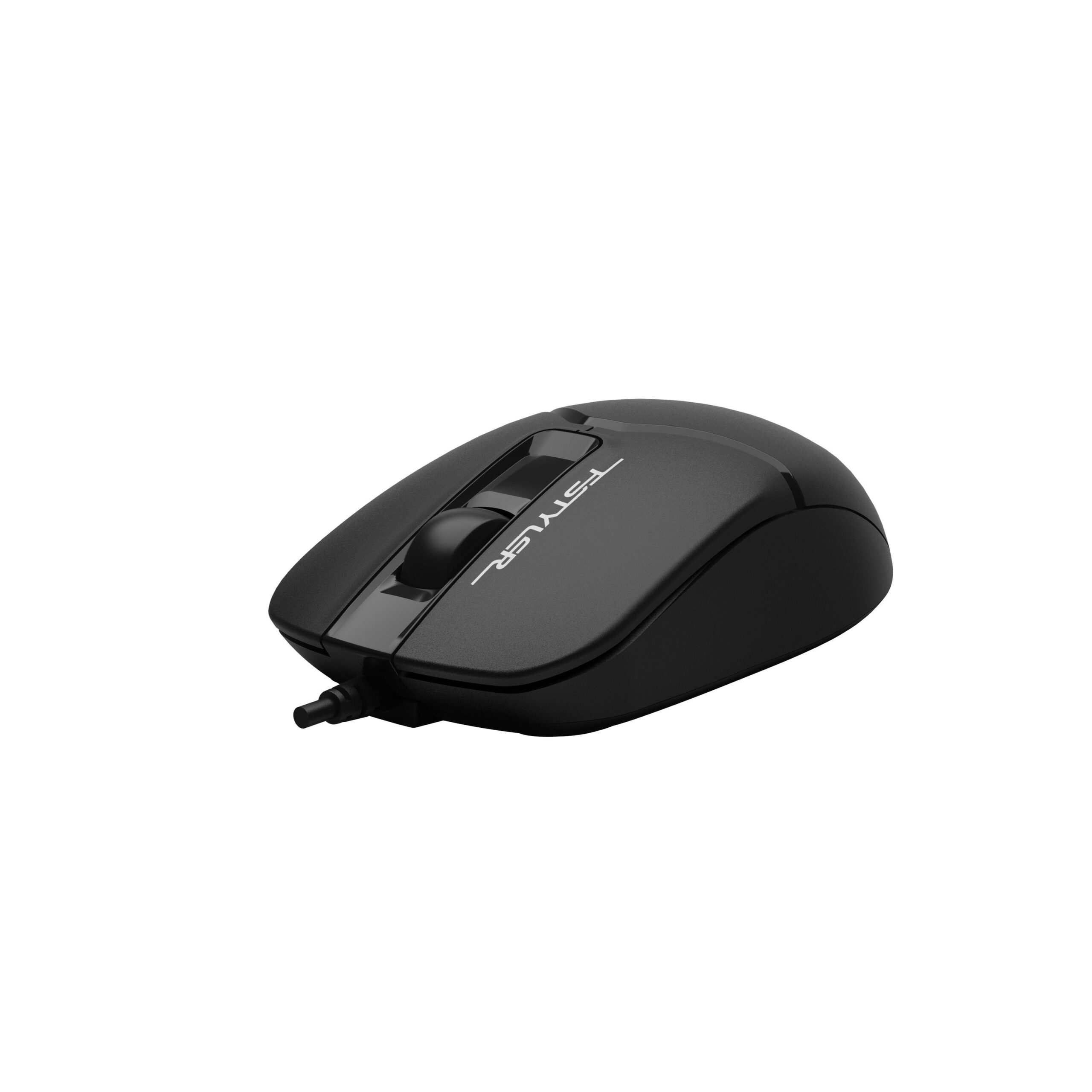 Миша дротова безшумна Fstyler, USB, 1200 dpi A4Tech FM12ST чорний — фото 2