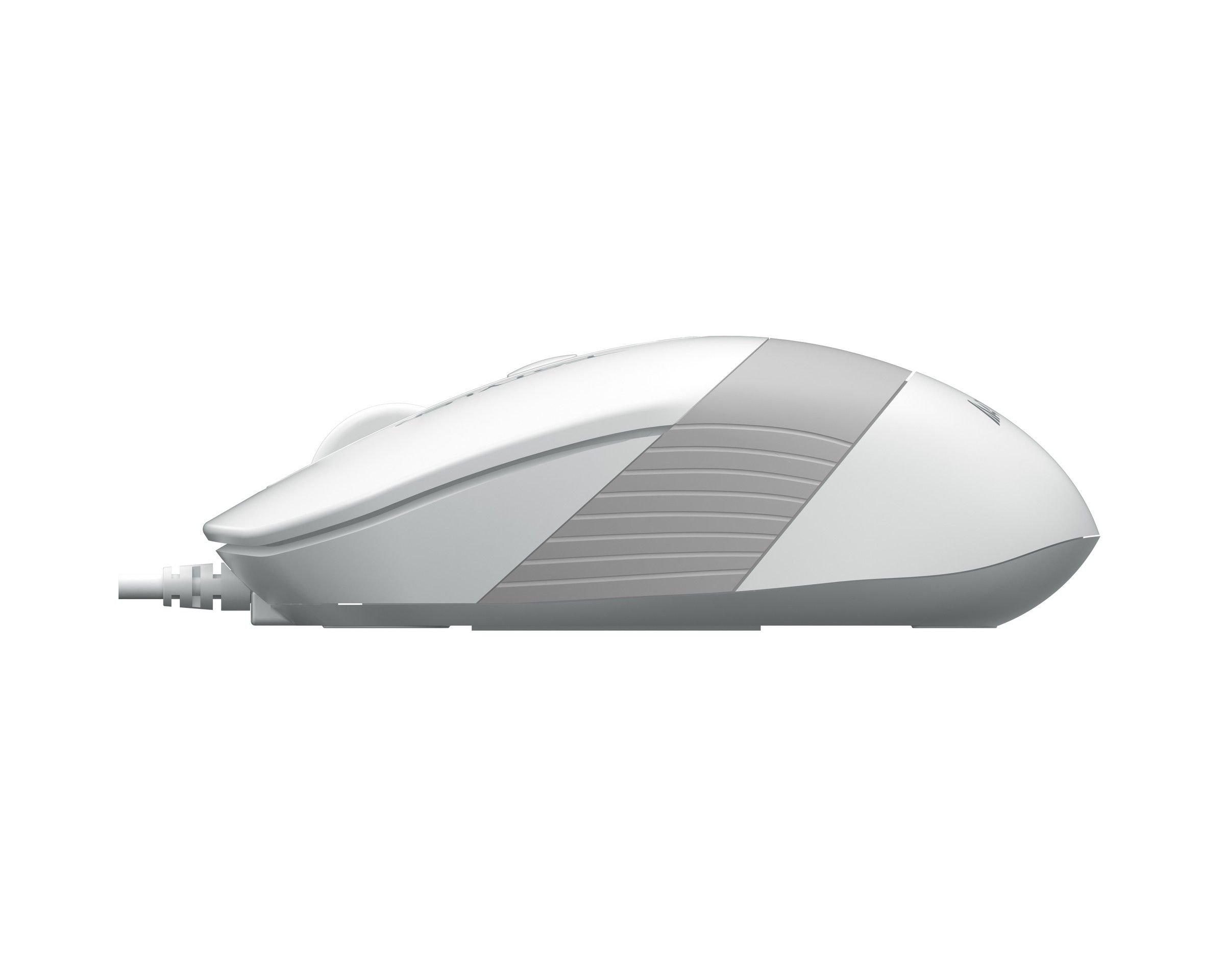 Миша дротова безшумна Fstyler, USB, 1600 dpi, білий A4Tech FM10S — фото 3