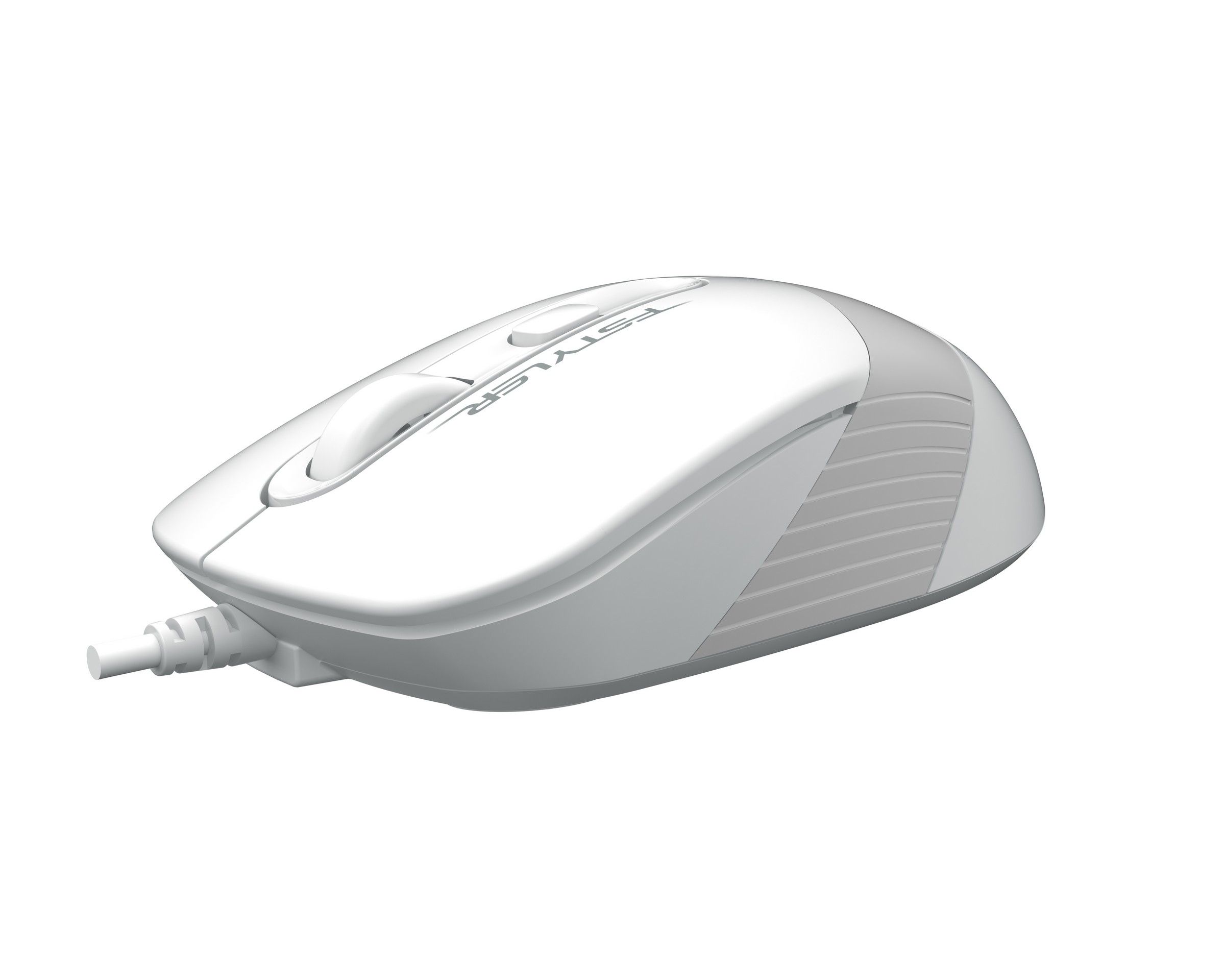 Миша дротова безшумна Fstyler, USB, 1600 dpi, білий A4Tech FM10S — фото 4