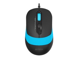 Миша дротова безшумна Fstyler, USB, 1600 dpi, синій A4Tech FM10S