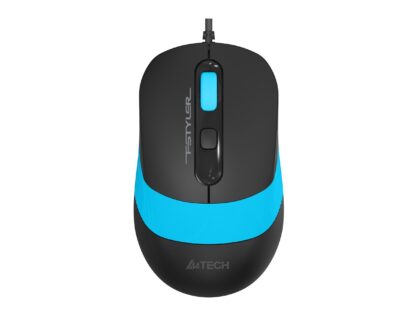 Миша дротова безшумна Fstyler, USB, 1600 dpi, синій A4Tech FM10S