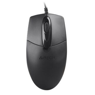 Миша дротова безшумна USB, 1200 dpi A4Tech OP-720S USB чорний