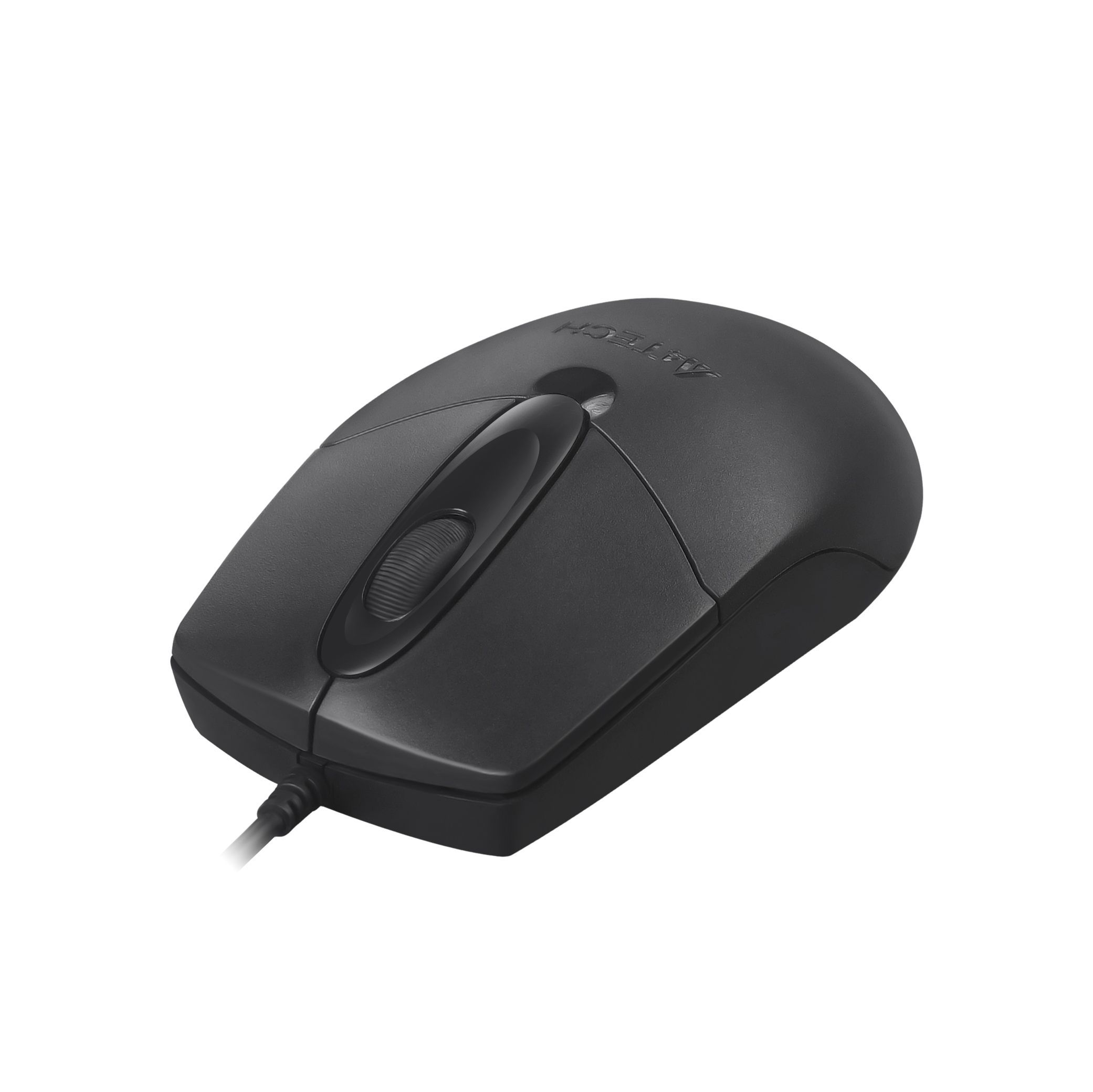 Миша дротова безшумна USB, 1200 dpi A4Tech OP-720S USB чорний — фото 4