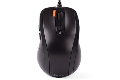 Миша дротова безшумна, V-Track, USB, 1600 dpi A4Tech N-70FXS чорний