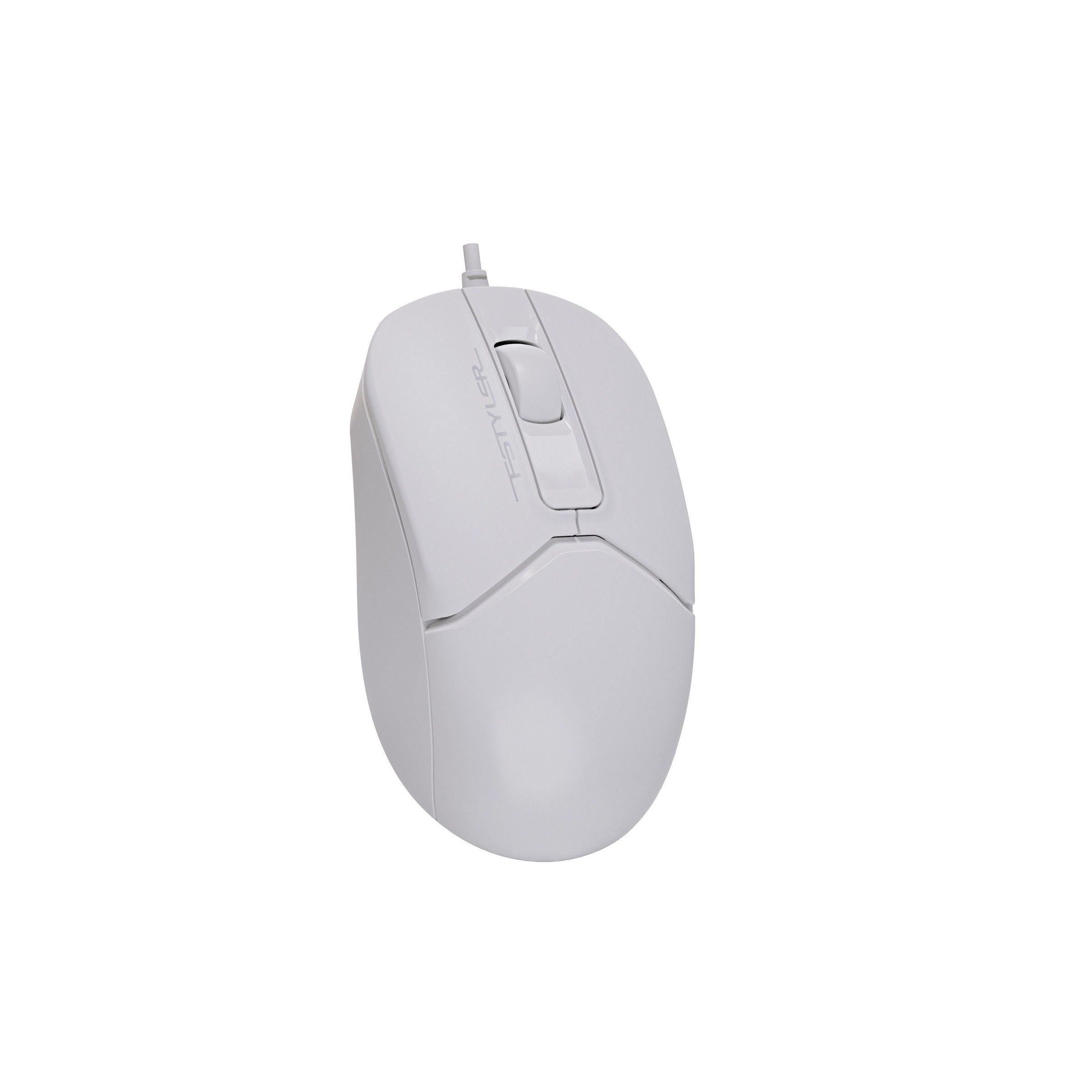 Миша дротова Fstyler, USB, 1200 dpi A4Tech FM12 білий — фото 2
