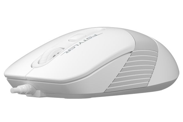 Миша дротова Fstyler, USB, 1600 dpi, білий A4Tech FM10 — фото 3