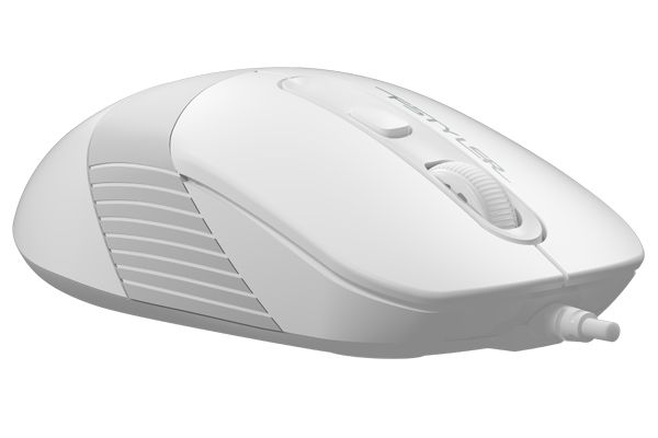 Миша дротова Fstyler, USB, 1600 dpi, білий A4Tech FM10 — фото 4