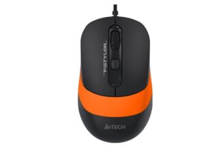 Миша дротова Fstyler, USB, 1600 dpi, чорний + помаранчевий A4Tech FM10