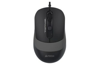 Миша дротова Fstyler, USB, 1600 dpi, чорний + сірий A4Tech FM10