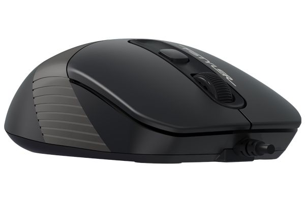 Миша дротова Fstyler, USB, 1600 dpi, чорний + сірий A4Tech FM10 — фото 5