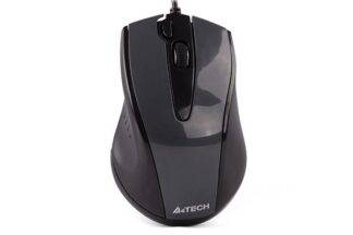 Миша дротова міні V-Track USB, 1200 DPI A4Tech N-500F-1 glossy grey
