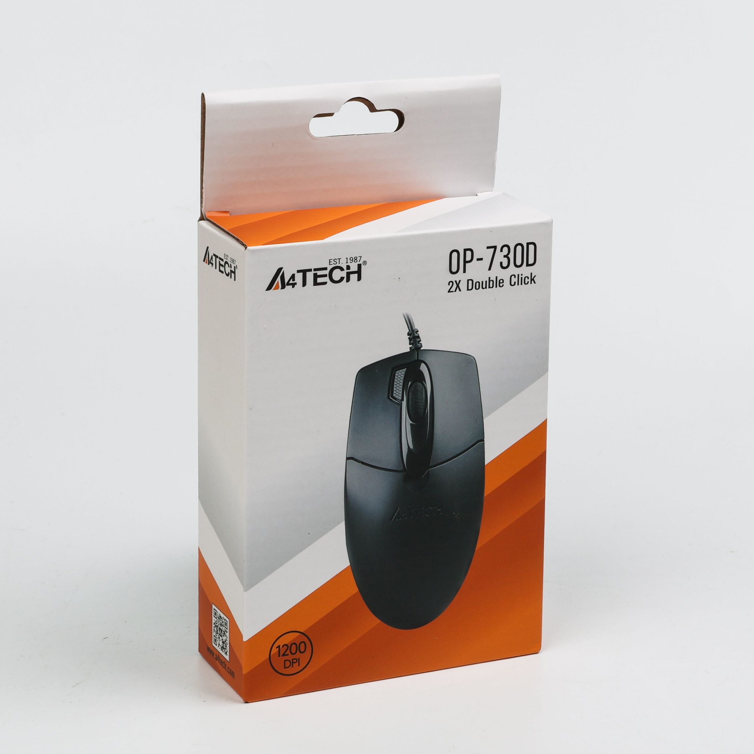 Миша дротова USB, 1200 DPI, подвійне натискання A4Tech OP-730D USB — фото 6