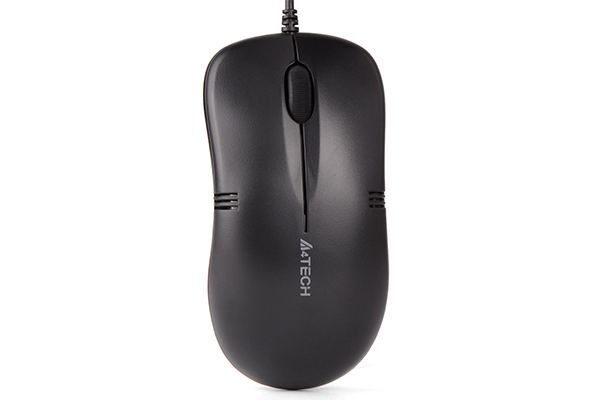 Миша дротова V-Track USB, 1200 DPI A4Tech OP-560NU USB чорний