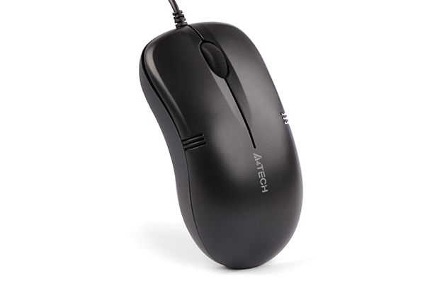Миша дротова V-Track USB, 1200 DPI A4Tech OP-560NU USB чорний — фото 2