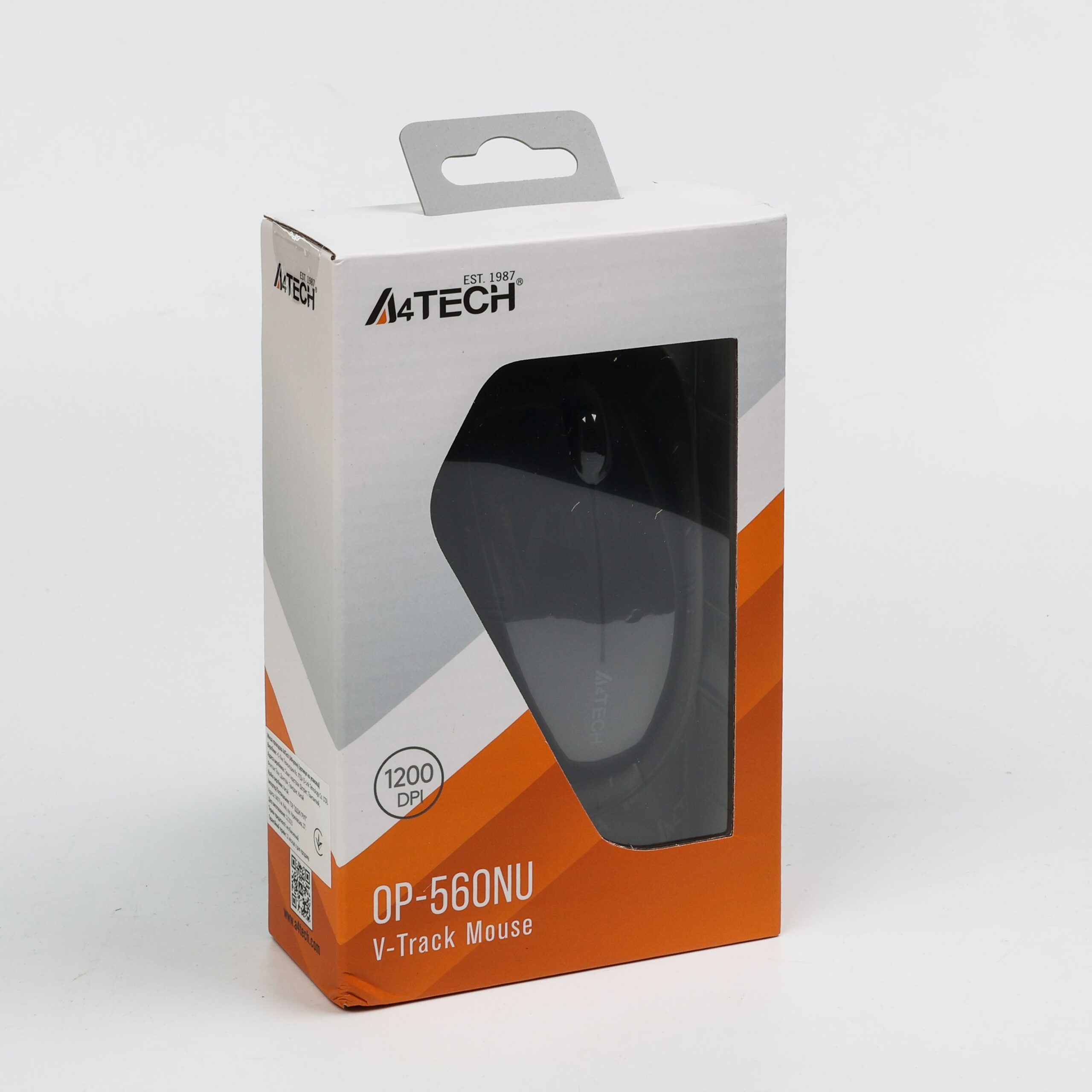 Миша дротова V-Track USB, 1200 DPI A4Tech OP-560NU USB чорний — фото 6