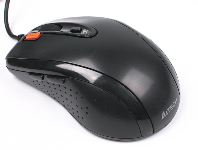 Миша дротова V-Track USB, 1600 dpi A4Tech N-70FX-1 чорний — фото 3