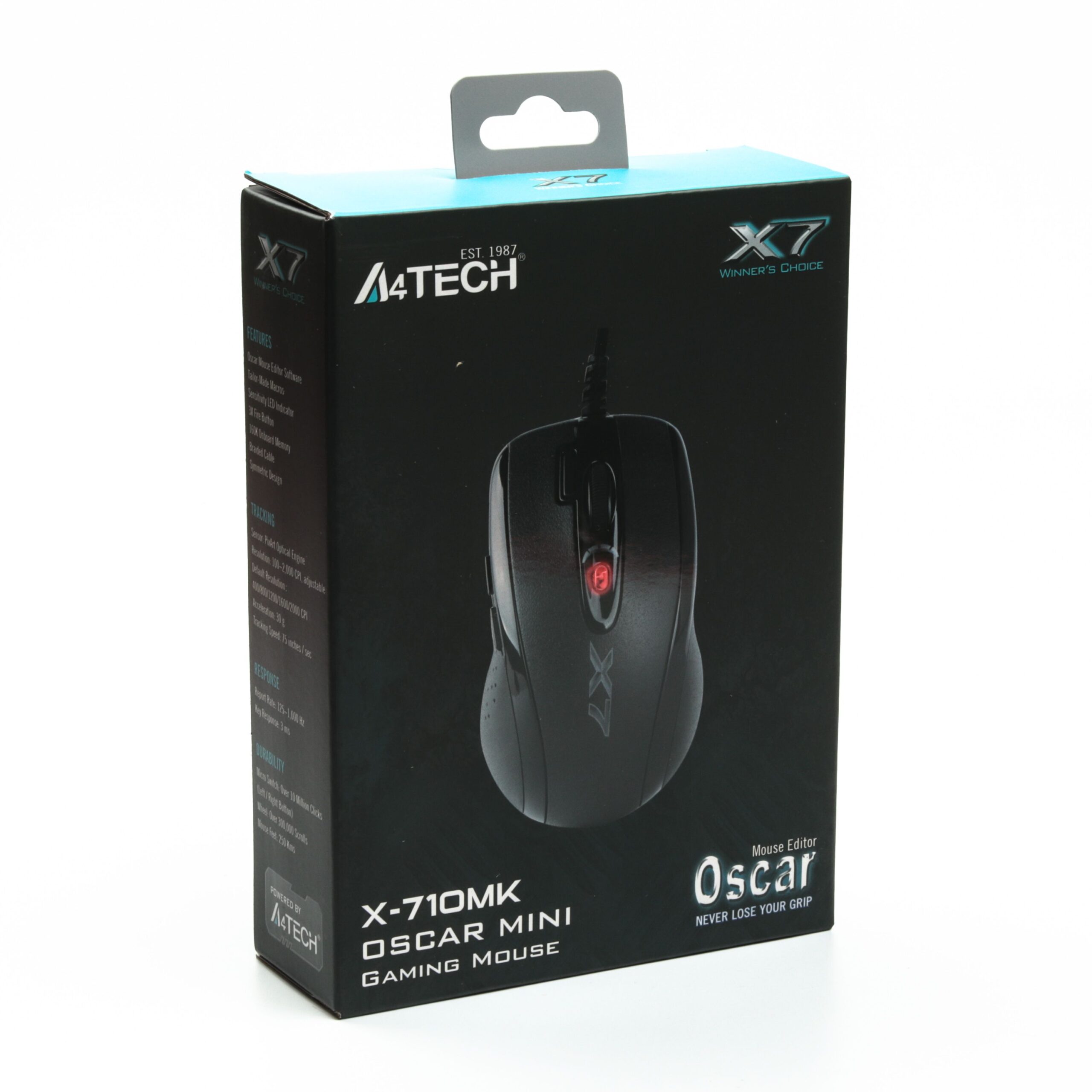 Миша ігрова Oscar, 2000 DPI, Кнопка 3xFire, USB A4Tech X-710 MK USB — фото 4