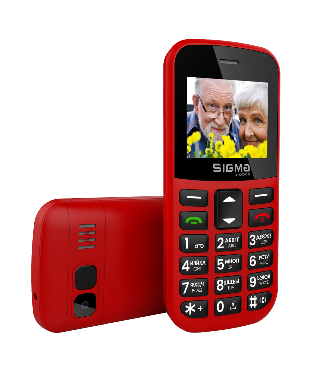 Мобільний телефон Sigma Comfort 50 EASY TYPE-C, 1,77", 1000 мА·год, чорний — фото 12